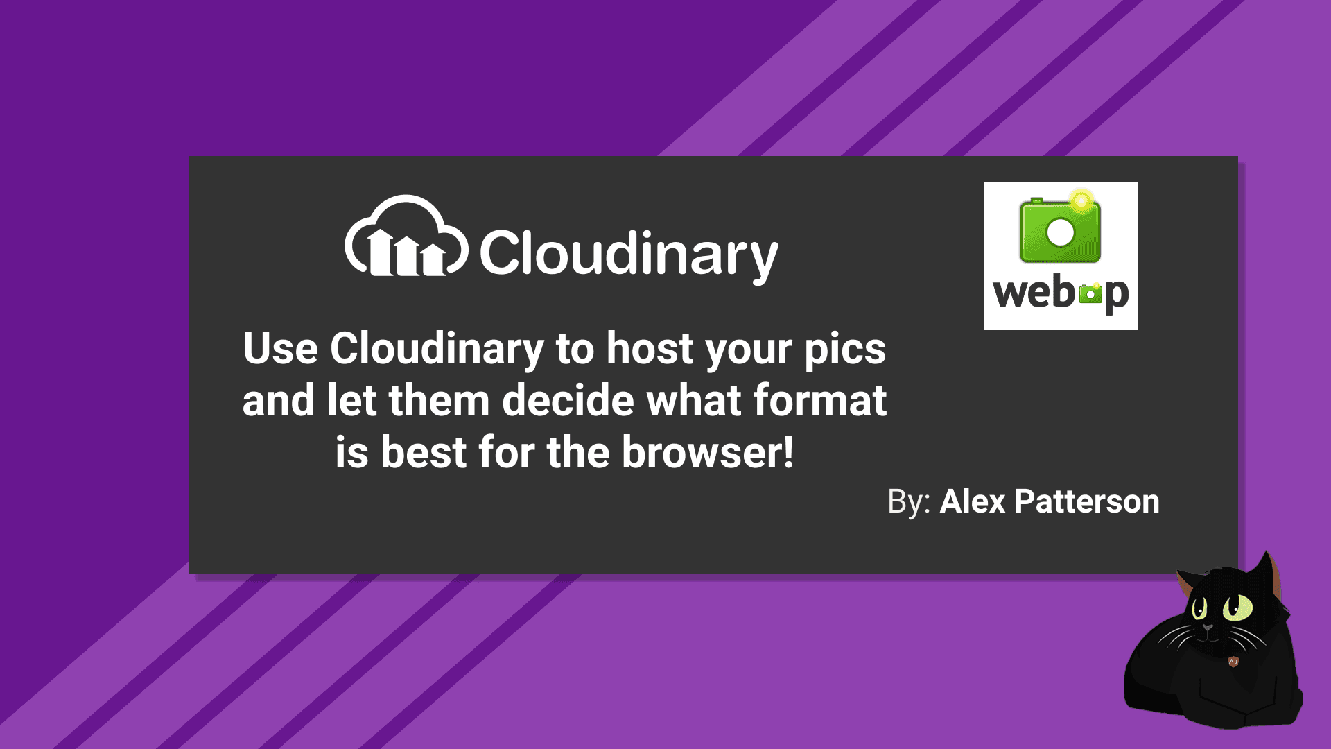 Cloudinary in Jamstack using Webp